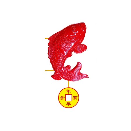 LED魚(yú)燈裝飾燈戶(hù)外防水景觀燈春節(jié)喜慶掛飾異型道路燈廠家 